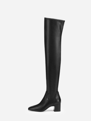 ASH Clara Long Boots Dame Svarte | VNYDO2395