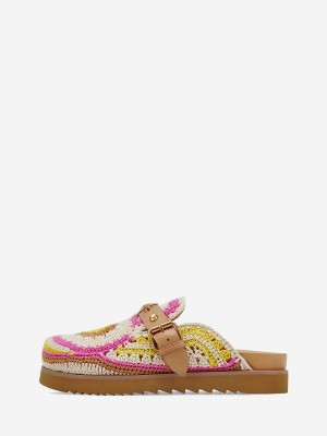 ASH Gioia Flate Sandaler Dame Nude Multi | YRUXC2398