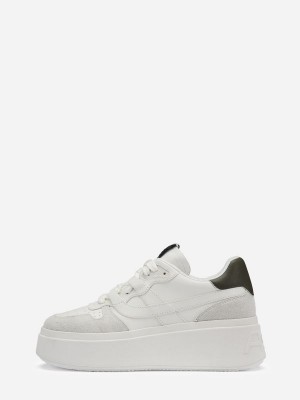 ASH Match Lave Sneakers Dame Hvite Hvite | SZETA8376