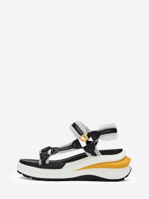 ASH Shogun Bis Sneaker Sandals Dame Hvite Svarte | FHJCO0683