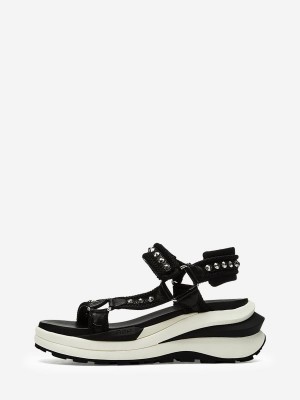 ASH Shogun Sneaker Sandals Dame Svarte | EPCJB4618