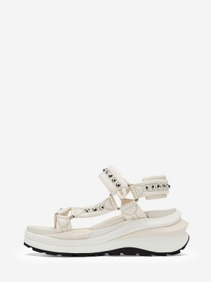 ASH Shogun Sneaker Sandals Dame Talc | JGYQD8052