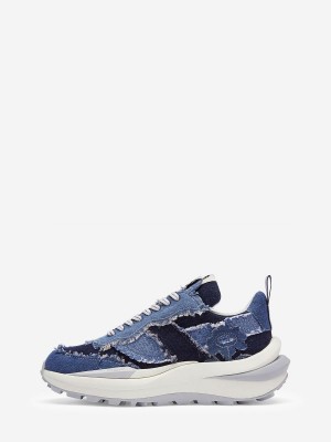 ASH Spider 620 Denim Lave Sneakers Dame Lyse Blå Mørke Blå Blå Blå | RNKHI1786