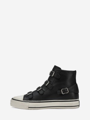 ASH Virgin Høye Sneakers Dame Svarte | XGDCL3724