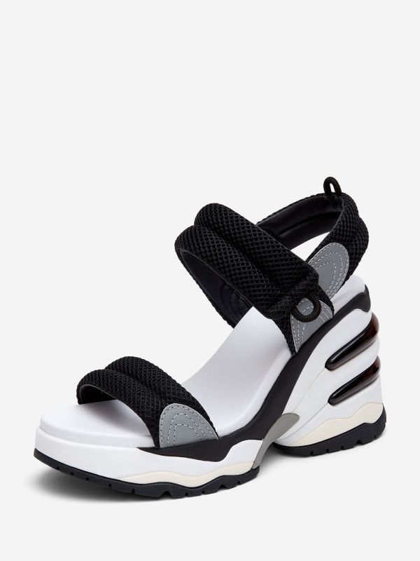 ASH Cosmos Sneaker Sandals Dame Svarte Sølv | UYBXV6107