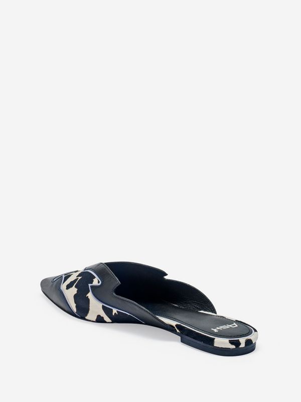 ASH Dido Slip On Dame Svarte Hvite | TCOXH7136