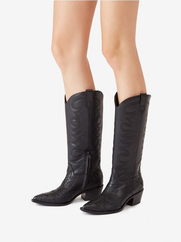 ASH Dream Long Boots Dame Svarte | HGQZF5716