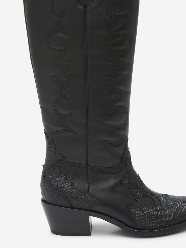 ASH Dream Long Boots Dame Svarte | HGQZF5716