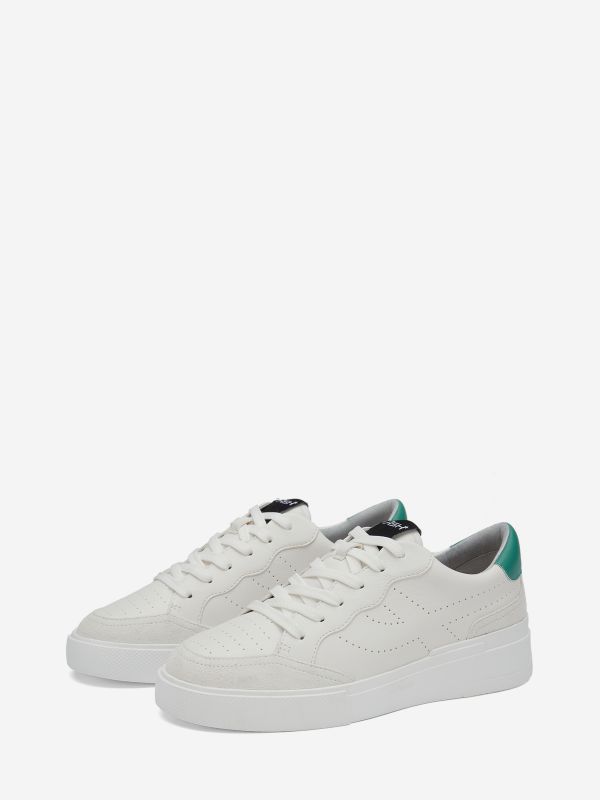 ASH Free Lave Sneakers Dame Hvite Grønn | HJNED2789