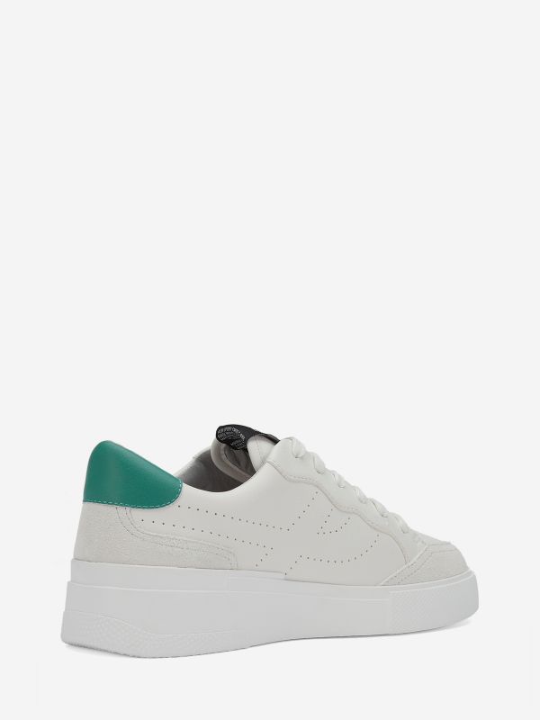 ASH Free Lave Sneakers Dame Hvite Grønn | HJNED2789