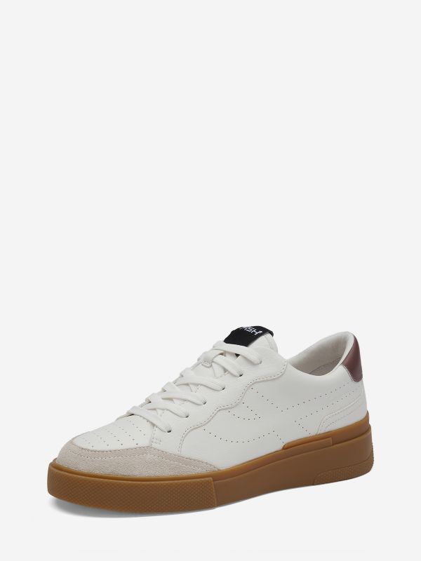 ASH Free Lave Sneakers Dame Hvite Hvite Mørke | KWUTN8740