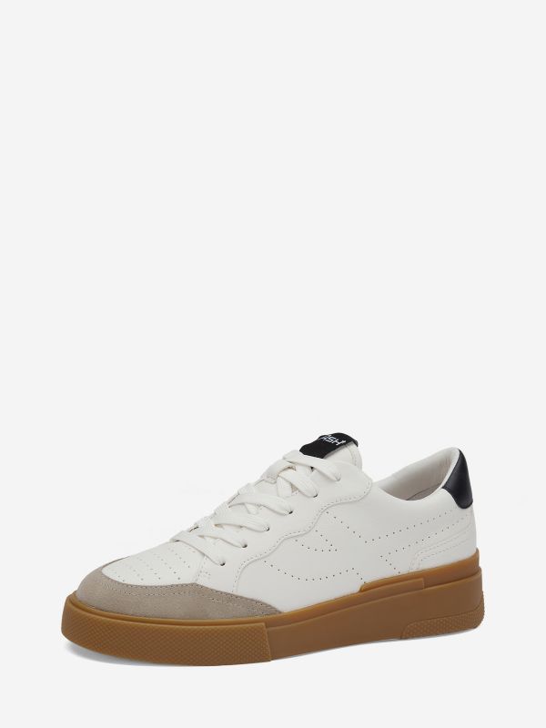 ASH Free Lave Sneakers Dame Hvite Svarte | ACWPB9147