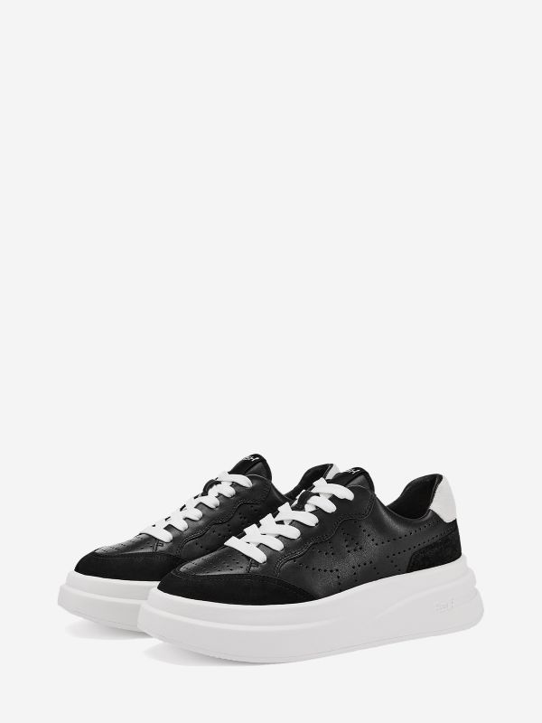 ASH Impuls Lave Sneakers Dame Svarte Hvite | LHBTQ1259