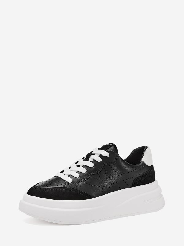 ASH Impuls Lave Sneakers Dame Svarte Hvite | LHBTQ1259