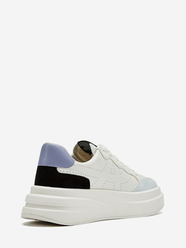 ASH Impuls Lave Sneakers Dame Svarte Hvite | QMVOB2570