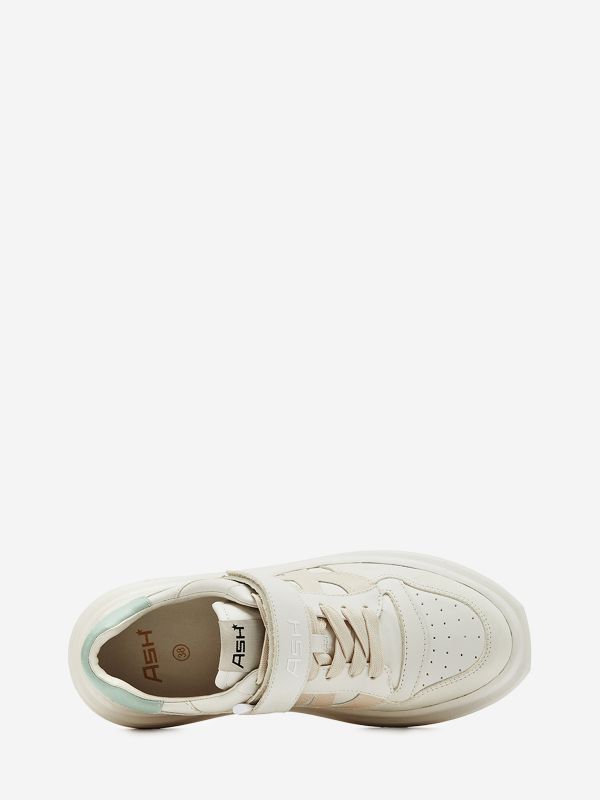 ASH Indy Lave Sneakers Dame Hvite Mint Metal Hvite | DTAHR2083