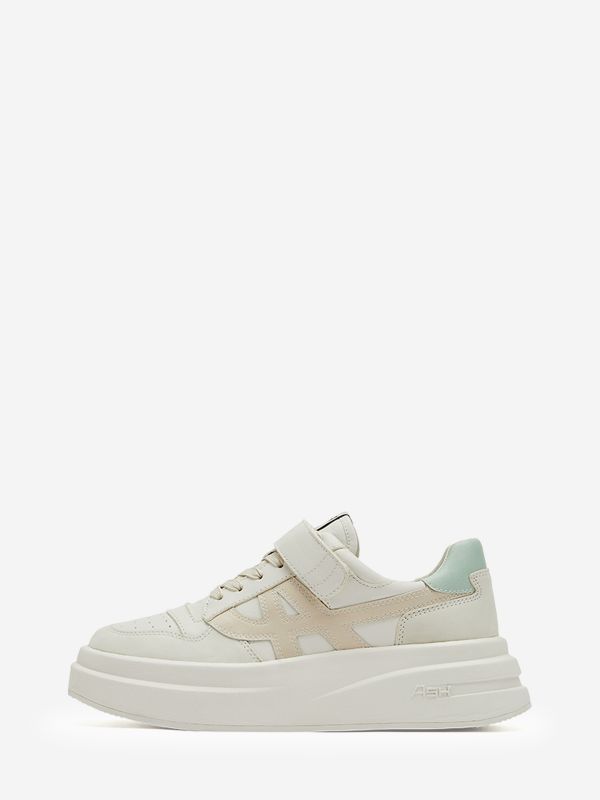 ASH Indy Lave Sneakers Dame Hvite Mint Metal Hvite | YFHSP6217