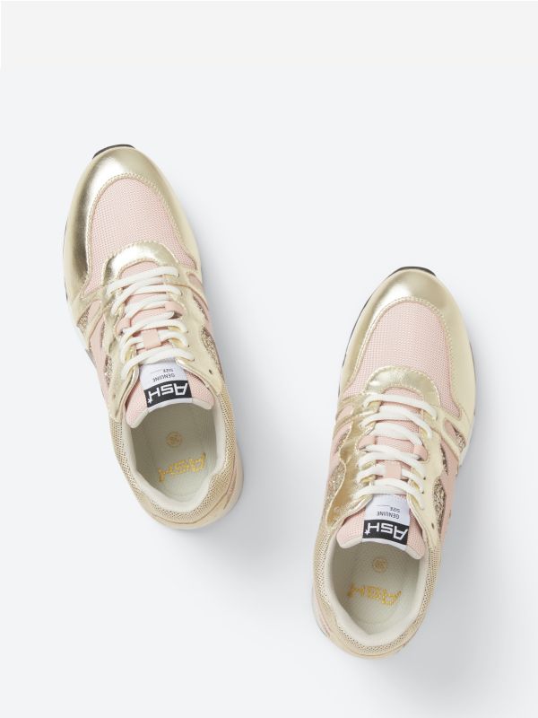 ASH Lux Lave Sneakers Dame Platine / Pinksalt | ZWKHY0427