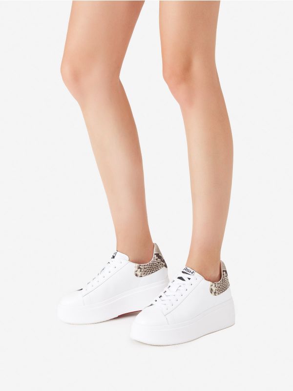 ASH Moby Lave Sneakers Dame Hvite | UQEBI8203