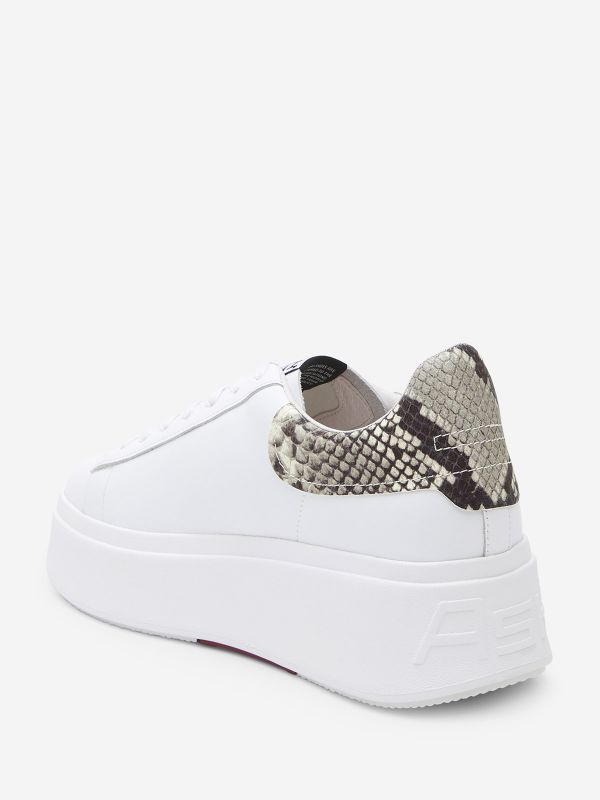 ASH Moby Lave Sneakers Dame Hvite | UQEBI8203