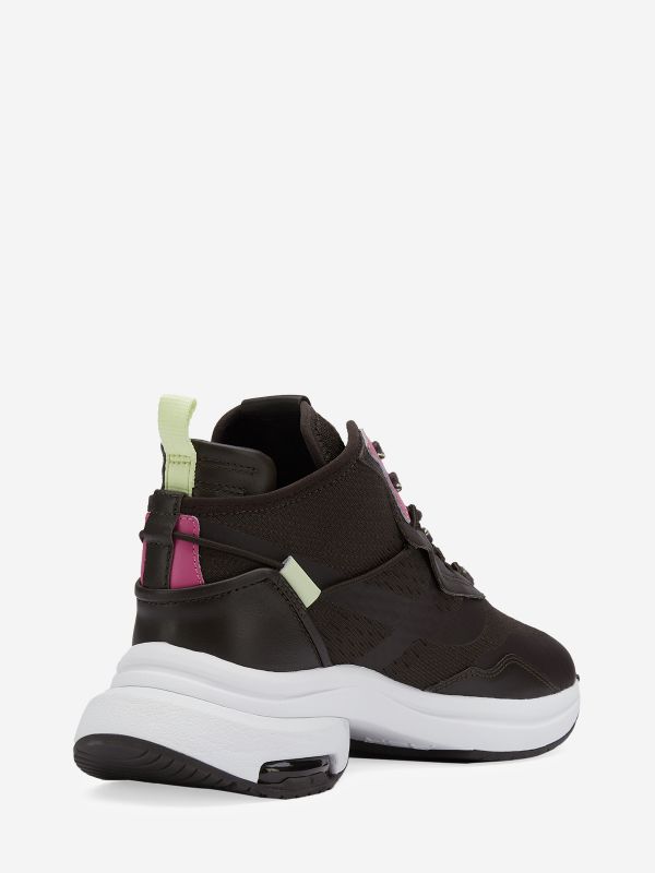 ASH Oddisey Lave Sneakers Dame Ganache / Ebano / Pale Lime / Azalea | JQFHS1679