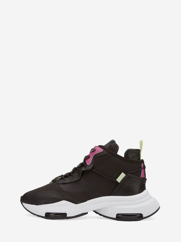 ASH Oddisey Lave Sneakers Dame Ganache / Ebano / Pale Lime / Azalea | JQFHS1679