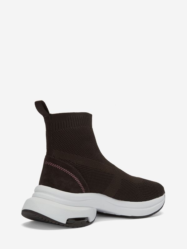 ASH Optic Sock Sneakers Dame Ganache / Ebano | YGNTL6413