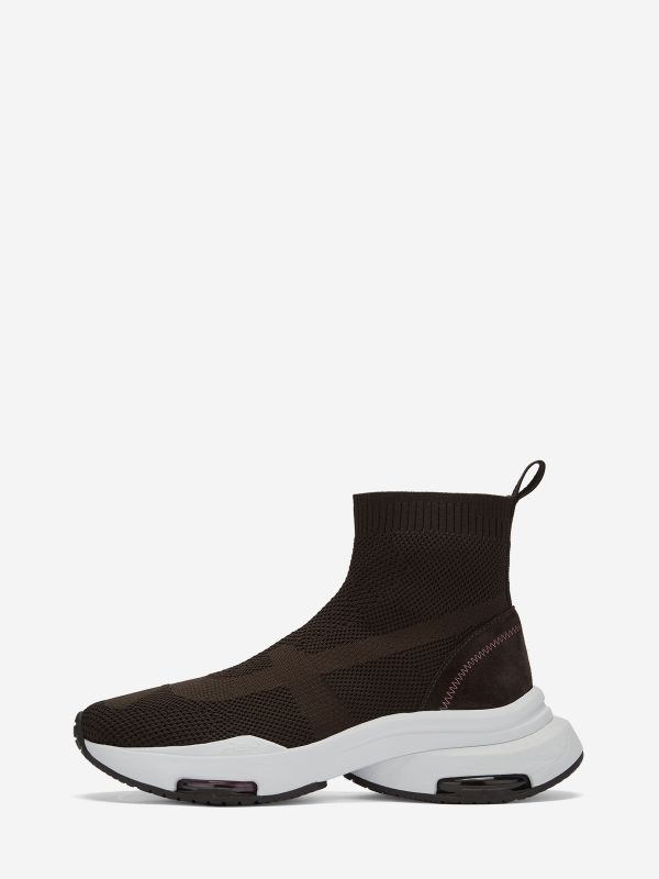 ASH Optic Sock Sneakers Dame Ganache / Ebano | YGNTL6413