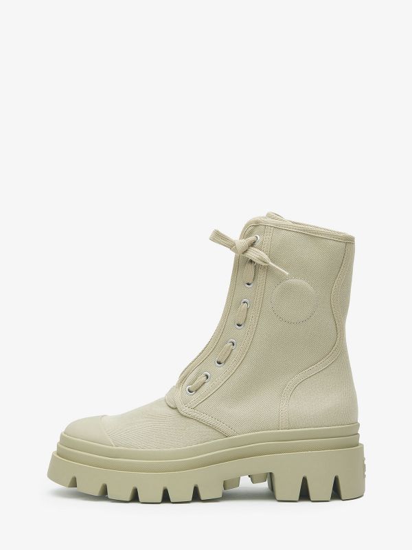 ASH Phoenix Høye Sneakers Dame Military | ZUCKD5784