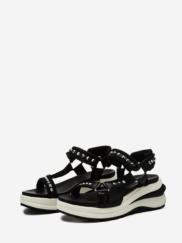 ASH Shogun Sneaker Sandals Dame Svarte | EPCJB4618