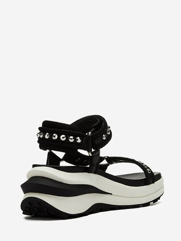 ASH Shogun Sneaker Sandals Dame Svarte | EPCJB4618