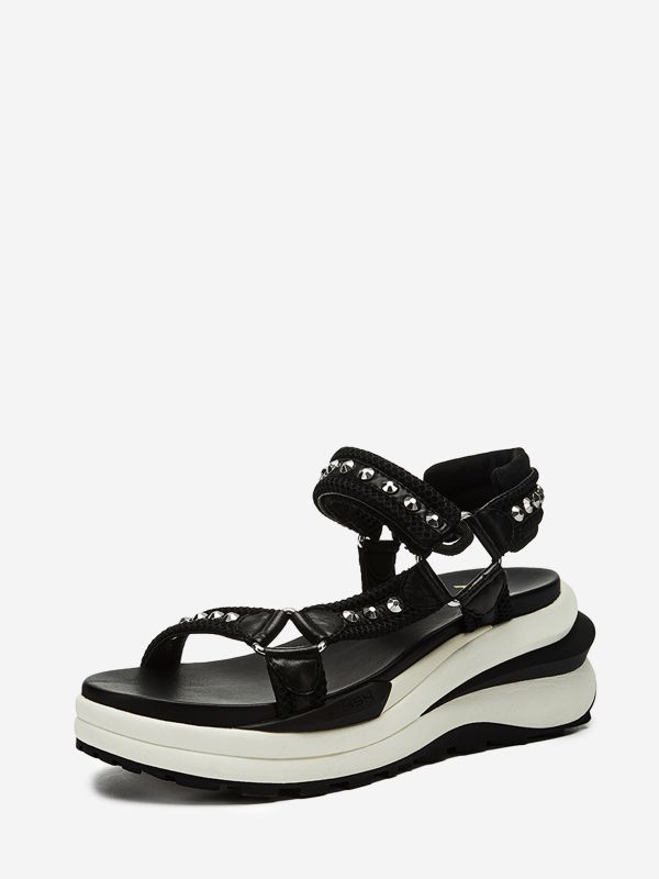 ASH Shogun Sneaker Sandals Dame Svarte | PIQZC8704