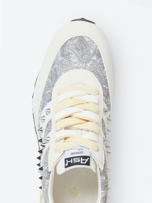 ASH Spider Studs Lave Sneakers Dame Hvite Hvite | MSWXZ8046