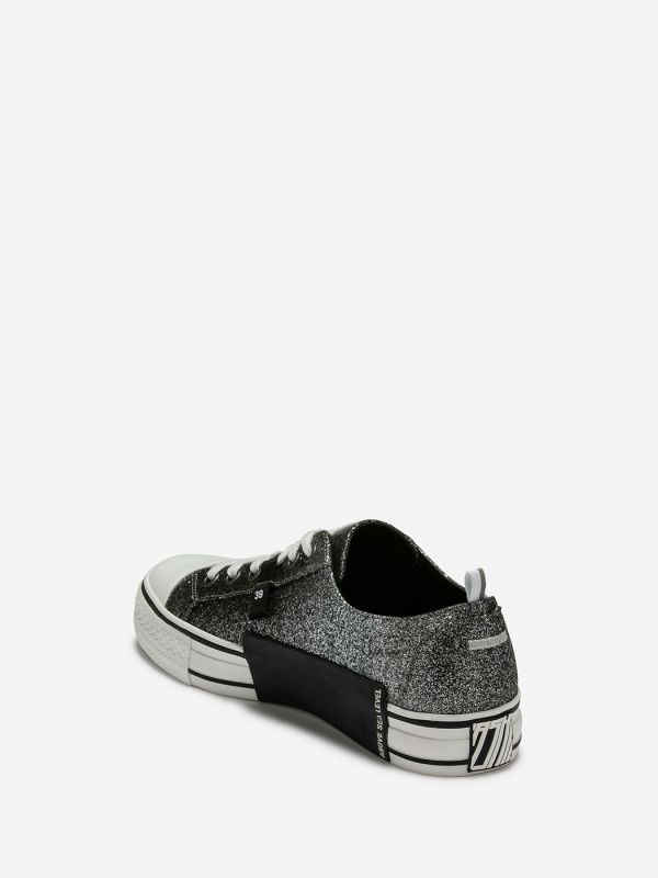 ASH Vanda Lave Sneakers Dame Svarte Sølv | LCFMH5218