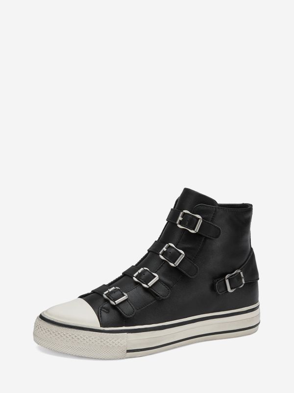 ASH Virgin Høye Sneakers Dame Svarte | XGDCL3724