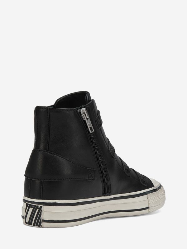 ASH Virgin Høye Sneakers Dame Svarte | XGDCL3724